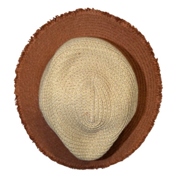 & Other Stories Straw Hat- Two Tone - Picture 2 of 5